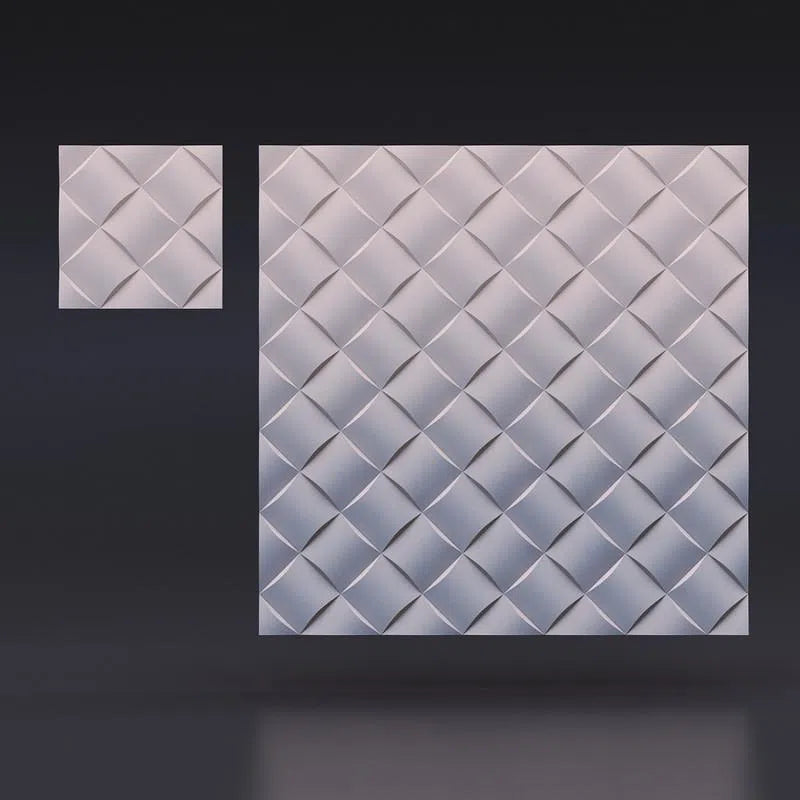 Close-up view of 3D Gypsum wall Panels  | DecorMania UK